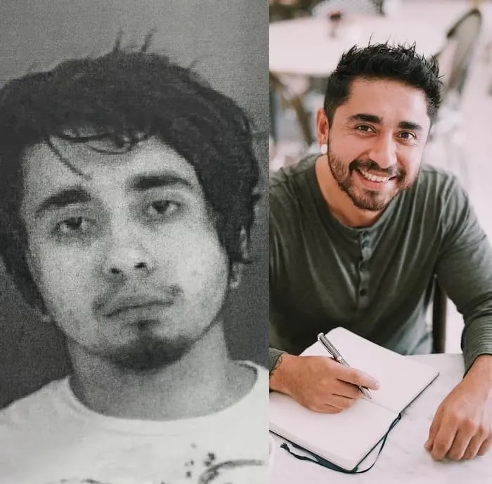 Peter, before and after treatment at Nova Recovery Center.