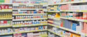 prescription drugs at a pharmacy