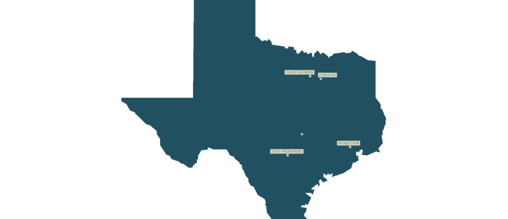 map of texas