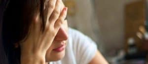woman depressed avoiding relapse