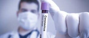 blood sample to test for coronavirus