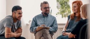 addiction recovery group at rehab center