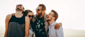 friends in recovery have fun together