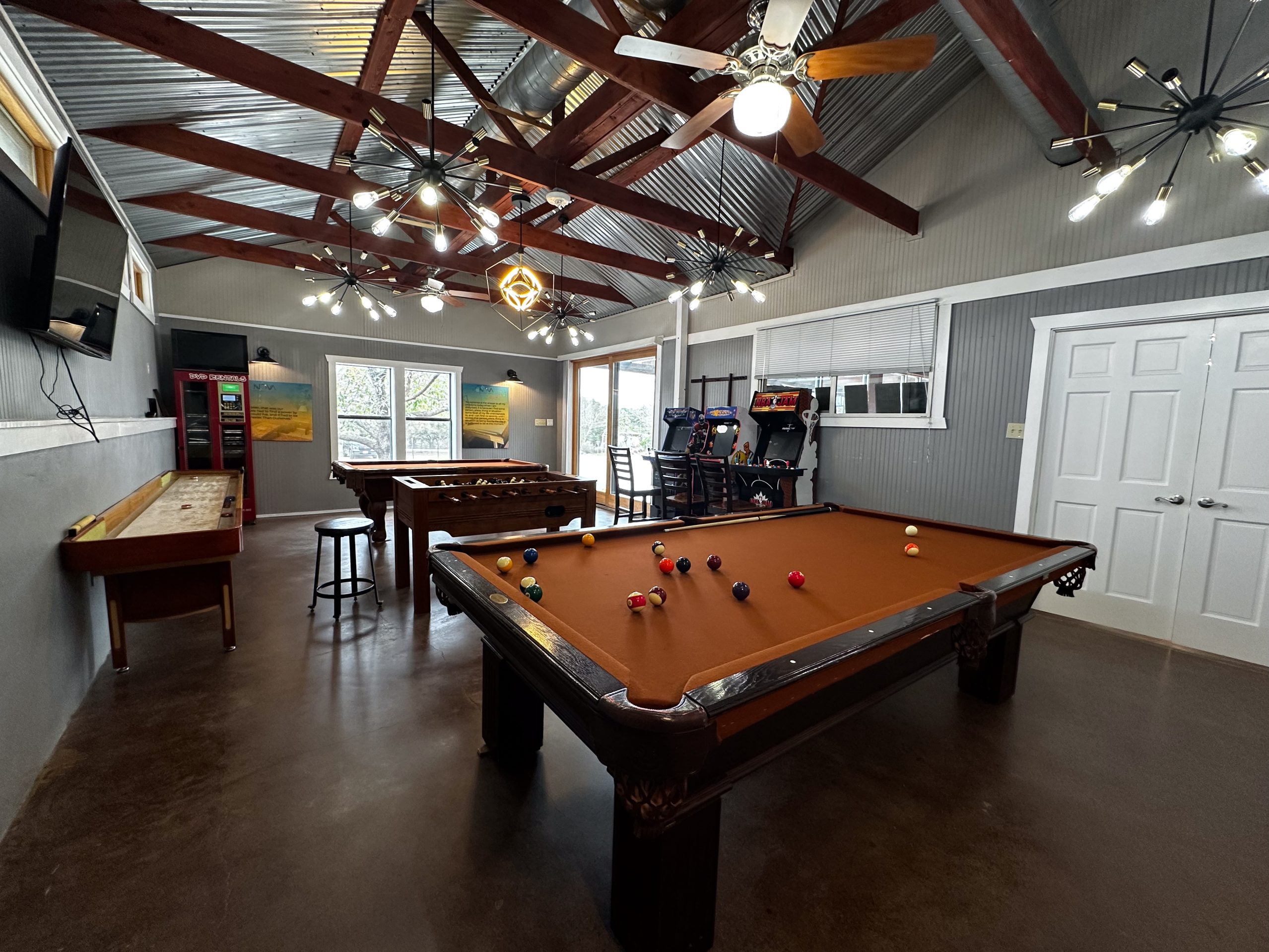 Game Room and Lounge Room at Nova Recovery Center. Alcohol and Drug Rehab in Austin, TX.