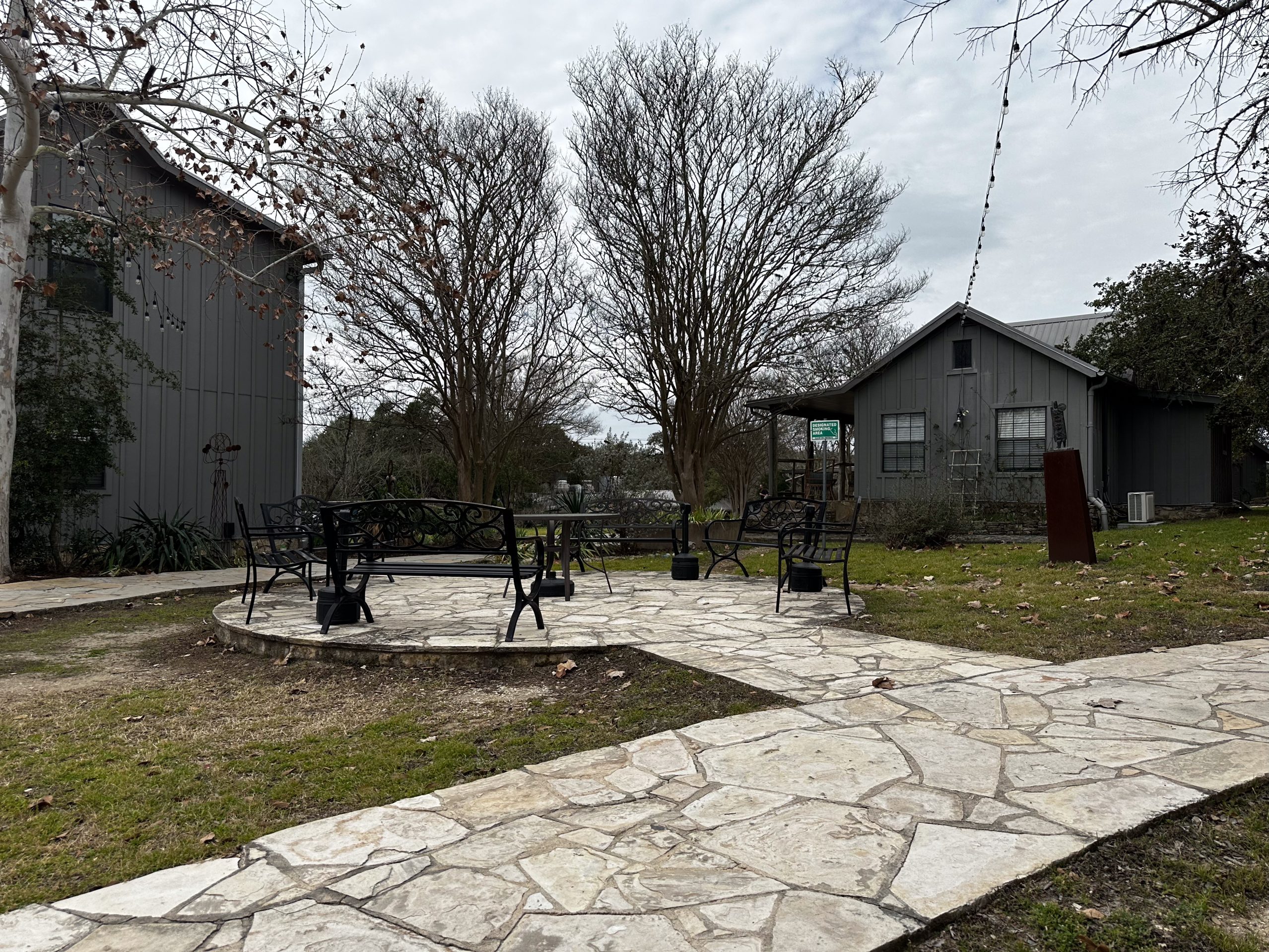 Side Courtyard at Nova Recovery Center in Wimberley, TX.