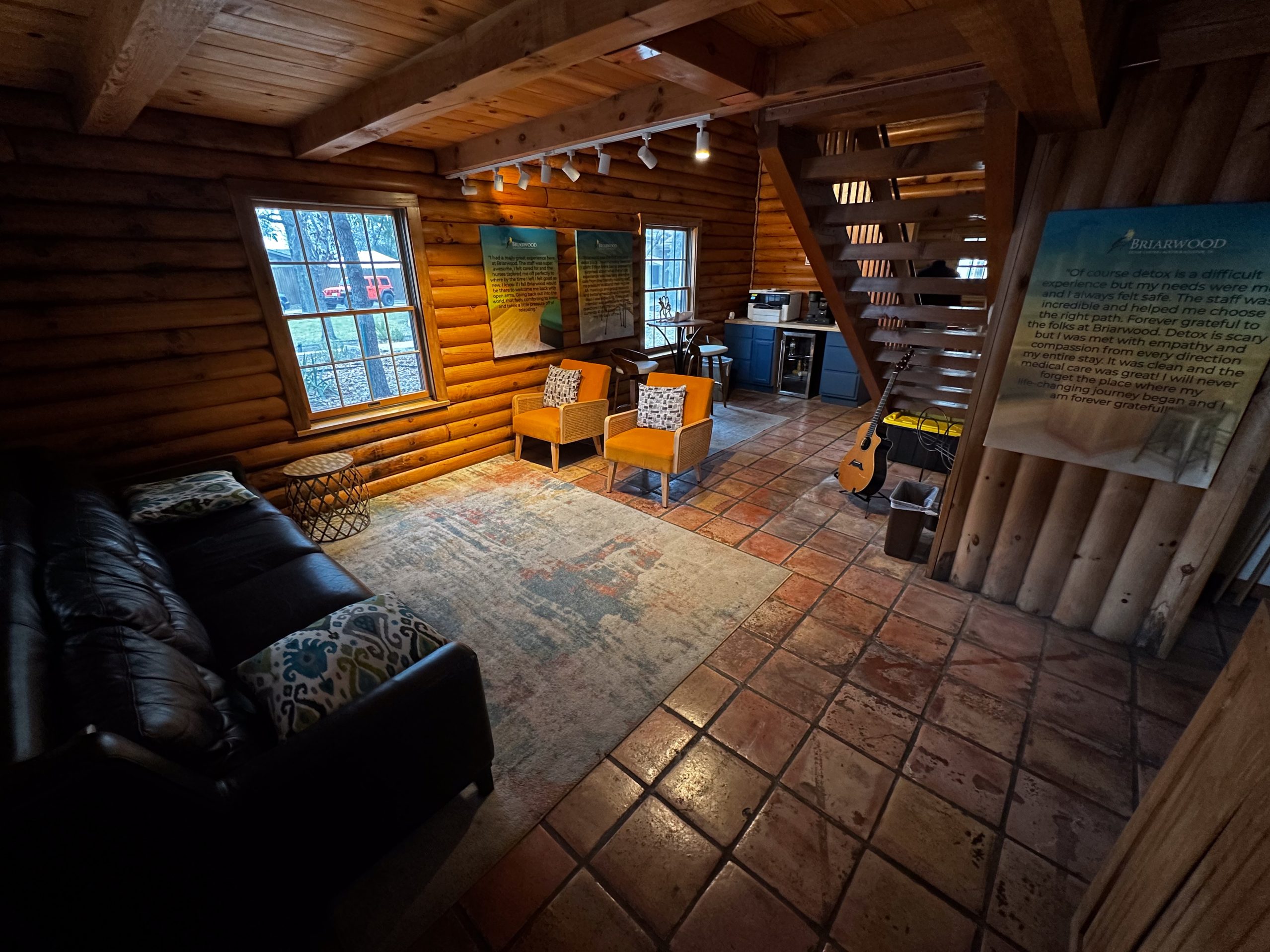 Front Lobby at Briarwood Detox Center | Alcohol and Drug Detox in Austin, TX.