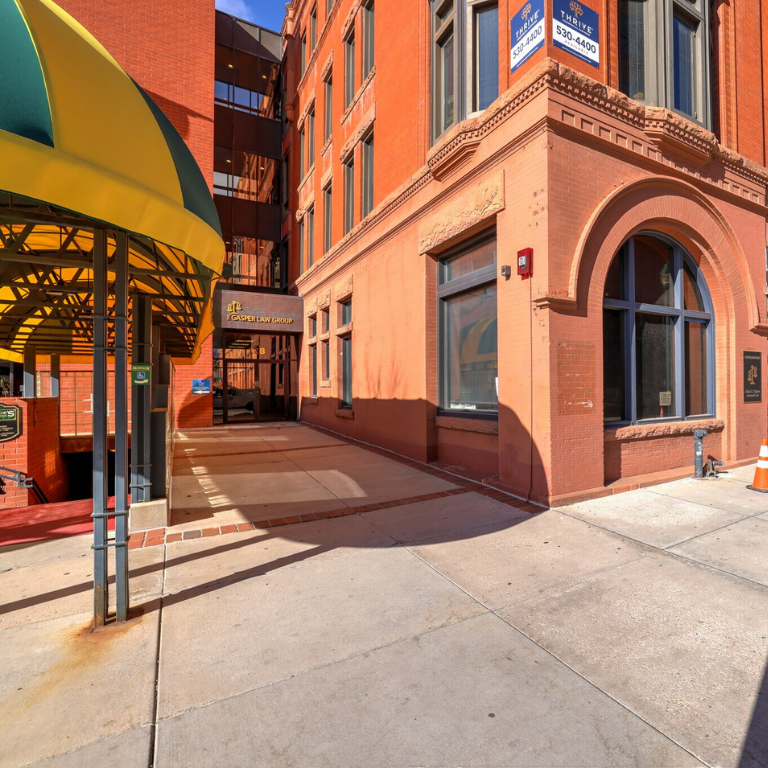 Entrance walkway to Nova Recovery Center at the Alamo Building