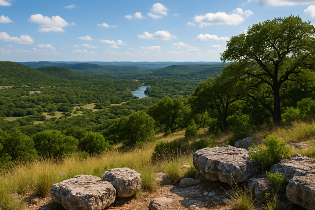 Exterior of Nova Recovery Center in Wimberley, Texas — a peaceful Hill Country setting for a 90-day addiction rehab program focused on long-term recovery.