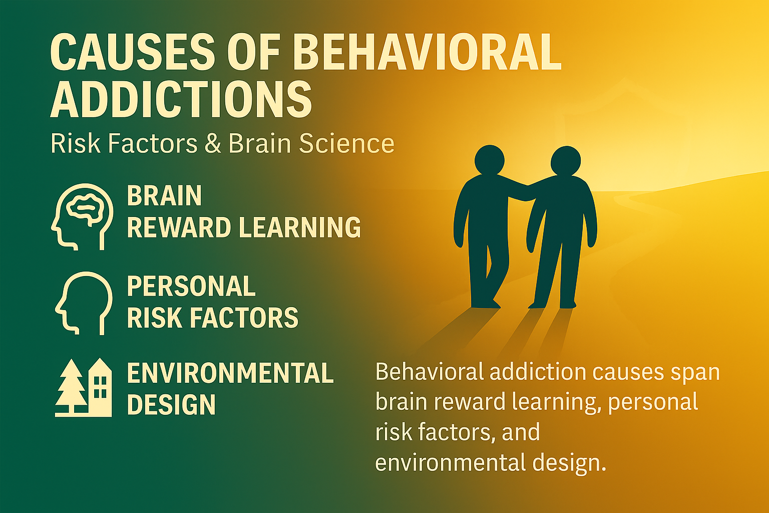 Causes of behavioral addictions—brain, psychology, trauma, and environment explained