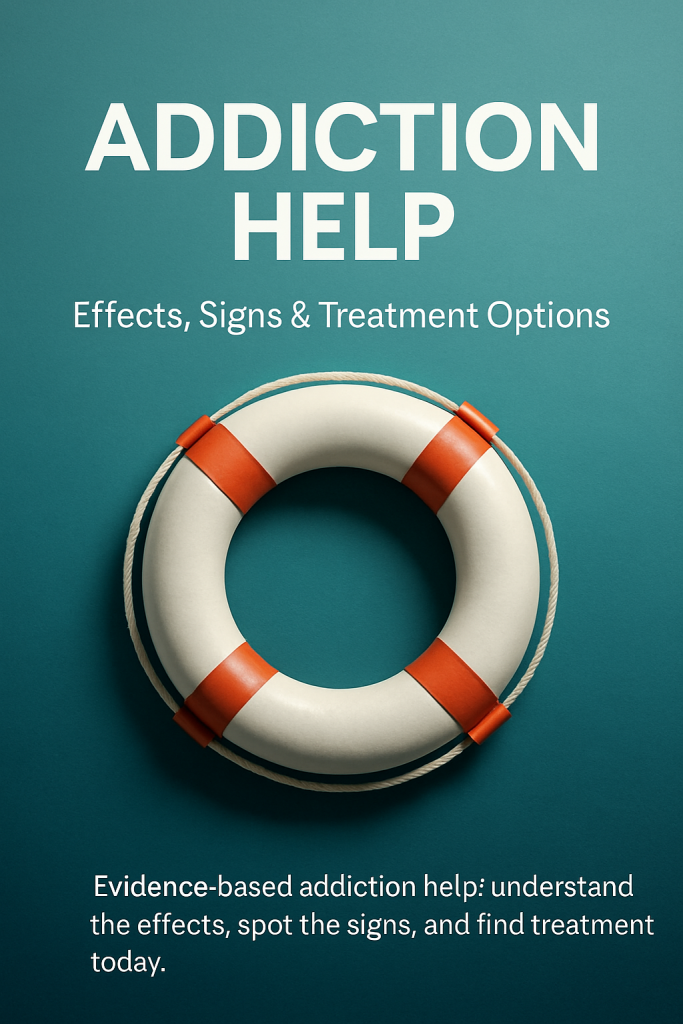 Addiction Help Effects Signs Proven Treatment Options