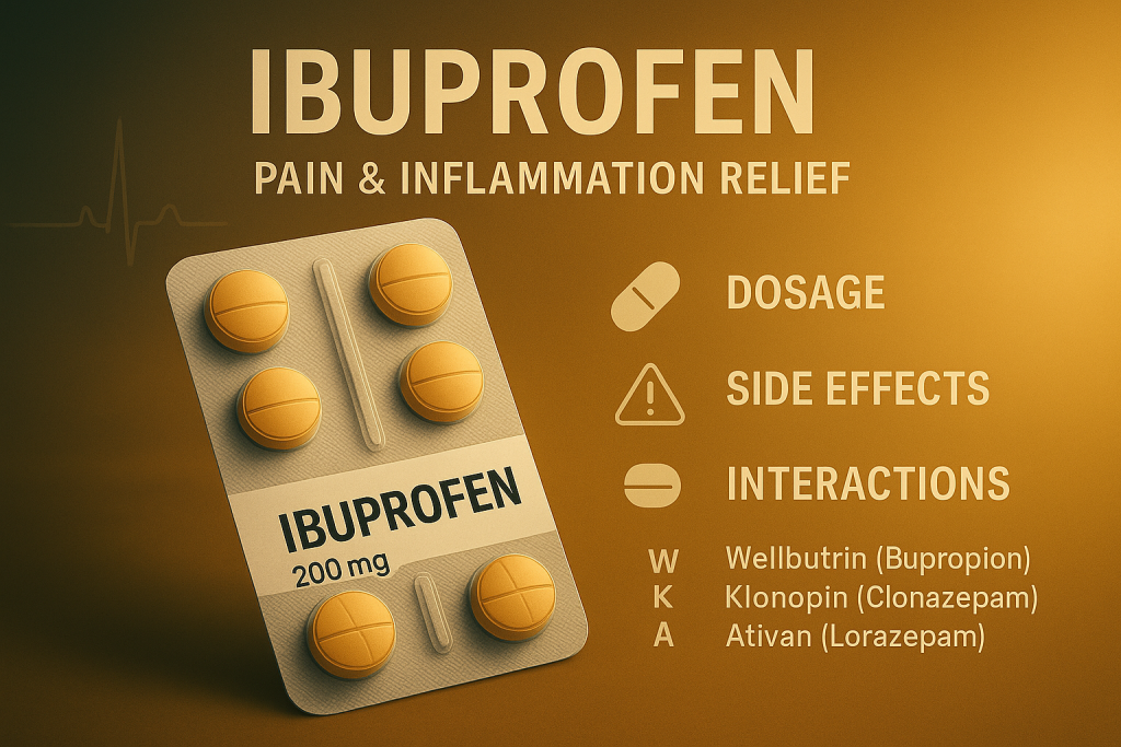 Ibuprofen (Advil/Motrin) Dosage, Side Effects & Warnings